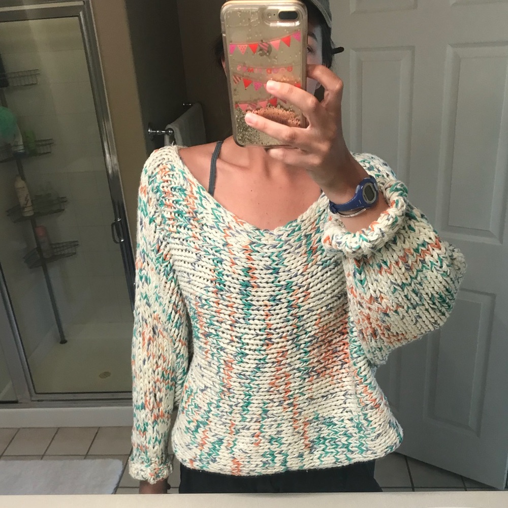 Free People Slouchy Knit Sweater